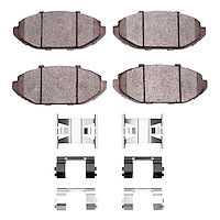 1310-0748-01 3000-Series Ceramic Brake Pads & Hardware Kit, 1998-2002 Ford/Lincoln/Mercury/Mazda, Position: Front