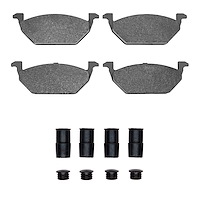1310-0768-01 3000-Series Ceramic Brake Pads & Hardware Kit, 1998-2017 Audi/Volkswagen, Position: Front