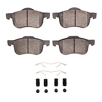1310-0794-01 3000-Series Ceramic Brake Pads & Hardware Kit, 1999-2009 Volvo, Position: Front