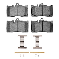 1310-0870-01 3000-Series Ceramic Brake Pads & Hardware Kit, 2001-2006 Lexus/Toyota/Scion, Position: Front