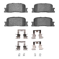 1310-0885-01 3000-Series Ceramic Brake Pads & Hardware Kit, 2002-2006 Lexus/Toyota/Scion, Position: Rear