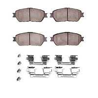 1310-0906-01 3000-Series Ceramic Brake Pads & Hardware Kit, 2002-2006 Lexus/Toyota/Scion, Position: Front