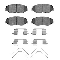 1310-0914-01 3000-Series Ceramic Brake Pads & Hardware Kit, 2002-2021 Acura/Honda, Position: Front