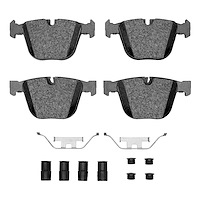 1310-0919-11 3000-Series Ceramic Brake Pads & Hardware Kit, 2009-2017 BMW, Position: Rear
