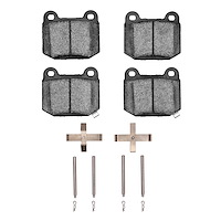 1310-0961-01 3000-Series Ceramic Brake Pads & Hardware Kit, 2003-2020 Multiple Makes/Models, Position: Rear