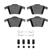 1310-0980-01 3000-Series Ceramic Brake Pads & Hardware Kit, 2003-2014 Volvo, Position: Rear