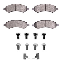 1310-1084-01 3000-Series Ceramic Brake Pads & Hardware Kit, Fits Select Multiple Makes/Models, Position: Front