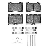 1310-1091-01 3000-Series Ceramic Brake Pads & Hardware Kit, 2005-2012 Acura/Honda, Position: Front