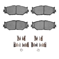 1310-1178-01 3000-Series Ceramic Brake Pads & Hardware Kit, 2006-2015 Lexus/Toyota/Scion, Position: Front