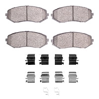 1310-1188-01 3000-Series Ceramic Brake Pads & Hardware Kit, 2006-2017 Suzuki, Position: Front