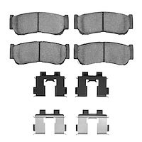 1310-1297-01 3000-Series Ceramic Brake Pads & Hardware Kit, 2007-2009 Kia/Hyundai/Genesis, Position: Rear