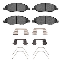1310-1345-01 3000-Series Ceramic Brake Pads & Hardware Kit, 2007-2017 Infiniti/Nissan, Position: Front