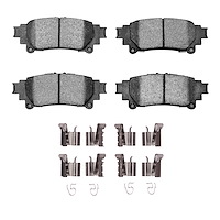 1310-1391-01 3000-Series Ceramic Brake Pads & Hardware Kit, 2010-2020 Lexus/Toyota/Scion, Position: Rear