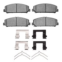 1310-1509-01 3000-Series Ceramic Brake Pads & Hardware Kit, Fits Select Infiniti/Nissan, Position: Front