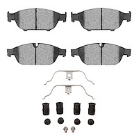 1310-1549-01 3000-Series Ceramic Brake Pads & Hardware Kit, 2012-2018 Audi/Volkswagen, Position: Front