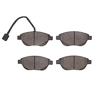 1310-1618-09 3000-Series Ceramic Brake Pads & Hardware Kit, 2007-2013 Mopar, Position: Front