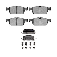 1310-1636-11 3000-Series Ceramic Brake Pads & Hardware Kit, 2013-2019 Mercedes-Benz, Position: Front