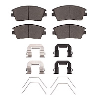 1310-1847-01 3000-Series Ceramic Brake Pads & Hardware Kit, Fits Select Kia/Hyundai/Genesis, Position: Front