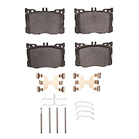 1310-1871-01 3000-Series Ceramic Brake Pads & Hardware Kit, Fits Select Mercedes-Benz, Position: Front