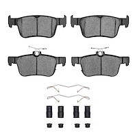 1310-1878-01 3000-Series Ceramic Brake Pads & Hardware Kit, Fits Select Acura/Honda, Position: Rear