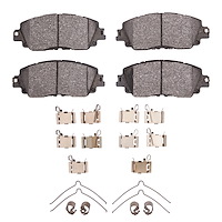 1310-2076-01 3000-Series Ceramic Brake Pads & Hardware Kit, Fits Select Lexus/Toyota/Scion, Position: Front
