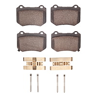 1310-2118-01 3000-Series Ceramic Brake Pads & Hardware Kit, 2018-2021 Subaru, Position: Rear