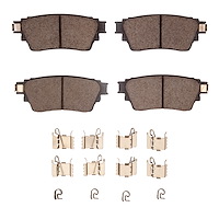 1310-2135-01 3000-Series Ceramic Brake Pads & Hardware Kit, Fits Select Mitsubishi, Position: Rear