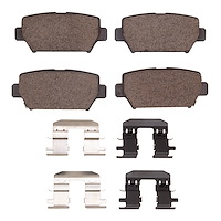 1310-2156-01 3000-Series Ceramic Brake Pads & Hardware Kit, Fits Select Mitsubishi, Position: Rear