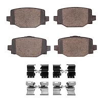 1310-2191-01 3000-Series Ceramic Brake Pads & Hardware Kit, Fits Select Infiniti/Nissan, Position: Rear