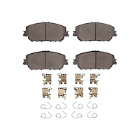 1310-2375-01 3000-Series Ceramic Brake Pads & Hardware Kit, Fits Select Infiniti/Nissan, Position: Front