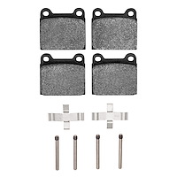 1311-0031-03 3000-Series Semi-Metallic Brake Pads & Hardware Kit, 1964-1974 Multiple Makes/Models, Position: Front,Rear