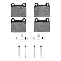 1311-0031-08 3000-Series Semi-Metallic Brake Pads & Hardware Kit, 1961-1991 Multiple Makes/Models, Position: Rear,Front