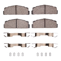 1311-0054-11 3000-Series Semi-Metallic Brake Pads & Hardware Kit, 1968-1992 Multiple Makes/Models, Position: Front