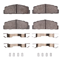 1311-0071-01 3000-Series Semi-Metallic Brake Pads & Hardware Kit, 1966-1983 Mopar, Position: Rear