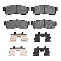 1311-0275-02 3000-Series Semi-Metallic Brake Pads & Hardware Kit, 1982-1994 Infiniti/Nissan, Position: Front