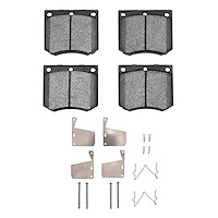 1311-0330-02 3000-Series Semi-Metallic Brake Pads & Hardware Kit, 1970-1983 Multiple Makes/Models, Position: Front