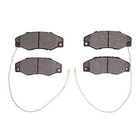 1311-0351-00 3000-Series Semi-Metallic Brake Pads, 1988-1989 Mopar, Position: Front