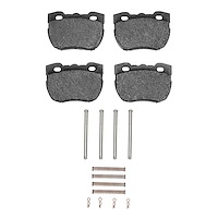 1311-0520-11 3000-Series Semi-Metallic Brake Pads & Hardware Kit, 1994-1999 Land Rover, Position: Front