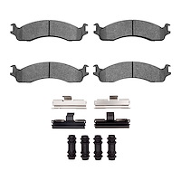 1311-0655-01 3000-Series Semi-Metallic Brake Pads & Hardware Kit, 1995-2007 Ford/Lincoln/Mercury/Mazda, Position: Fr,Front