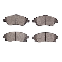 1311-1176-09 3000-Series Semi-Metallic Brake Pads & Hardware Kit, 2002-2017 GM, Position: Front