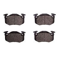 1311-1482-09 3000-Series Semi-Metallic Brake Pads & Hardware Kit, 2002-2010 Renault, Position: Rear