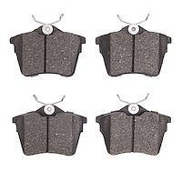 1311-1486-00 3000-Series Semi-Metallic Brake Pads, 2006-2009 Peugeot, Position: Rear