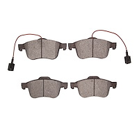 1311-1493-00 3000-Series Semi-Metallic Brake Pads, 2008-2010 Alfa Romeo, Position: Front