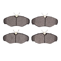 1311-1500-09 3000-Series Semi-Metallic Brake Pads & Hardware Kit, 2008-2012 Renault, Position: Front