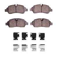 1311-1775-01 3000-Series Semi-Metallic Brake Pads & Hardware Kit, 2015-2019 Ford/Lincoln/Mercury/Mazda, Position: Rear