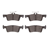 1311-1890-00 3000-Series Semi-Metallic Brake Pads, 2014-2014 Peugeot, Position: Rear