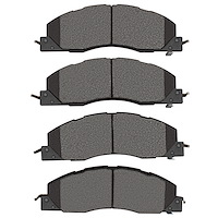 1400-1399-00 Ultimate-Duty Brake Pads Kit, 2009-2018 Mopar, Position: Front