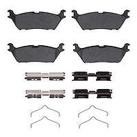 1400-2383-01 Ultimate-Duty Brake Pads & Hardware Kit, Fits Select Ford/Lincoln/Mercury/Mazda, Position: Rear
