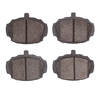1551-0027-00 5000 Advanced Semi-Metallic Brake Pads, 1962-1980 Multiple Makes/Models, Position: Front