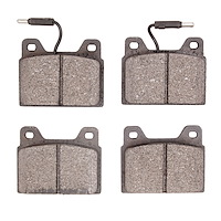 1551-0157-00 5000 Advanced Semi-Metallic Brake Pads, 1971-1989 Peugeot, Position: Rear